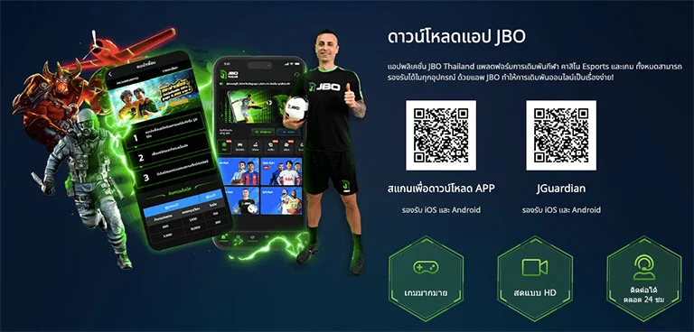 ช่องทางการสแกน QR CODE เพื่อทำการดาวน์โหลด